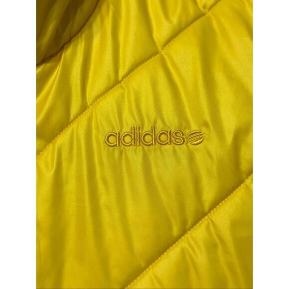 NWOT Adidas Neo Sports Padded Yellow & Gray Puffer Vest Women's Small - Picture 4 of 11